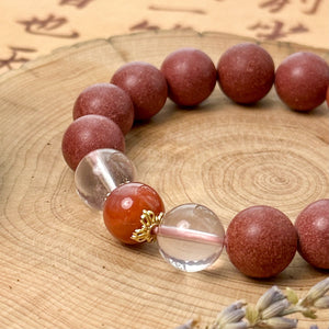 Love & Clarity Bracelet Rose Aromatherapy Healing Energy Bracelet