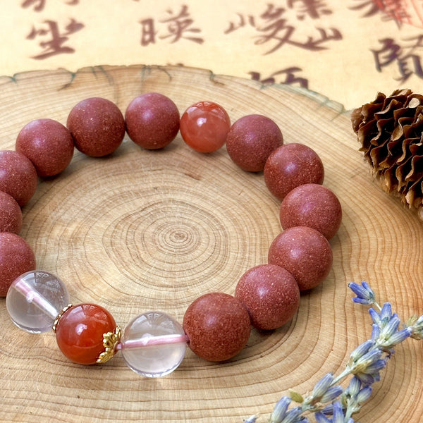 Love & Clarity Bracelet Rose Aromatherapy Healing Energy Bracelet