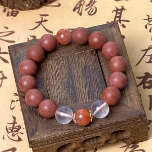 Love & Clarity Bracelet Rose Aromatherapy Healing Energy Bracelet