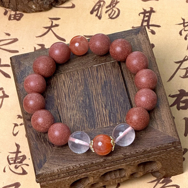 Love & Clarity Bracelet Rose Aromatherapy Healing Energy Bracelet