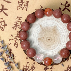 Love & Clarity Bracelet Rose Aromatherapy Healing Energy Bracelet