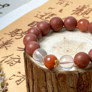 Love & Clarity Bracelet Rose Aromatherapy Healing Energy Bracelet