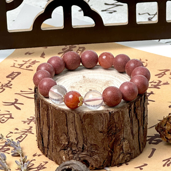 Love & Clarity Bracelet Rose Aromatherapy Healing Energy Bracelet