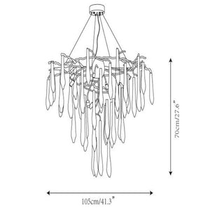 Icicle Crystal Luxury Chandelier