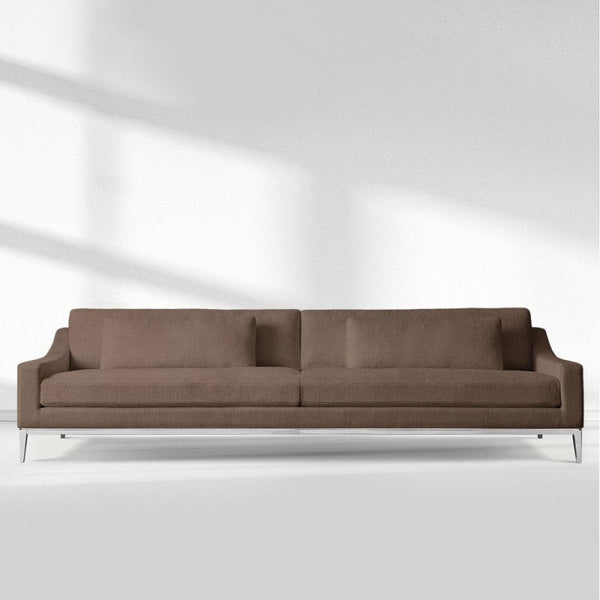 Italia Slope Arm Sofa - Metal Base