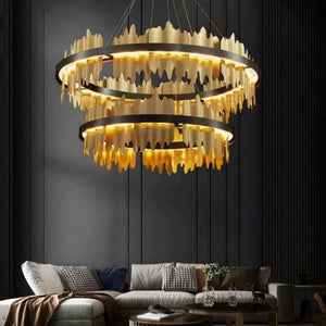 Kakira 2-Tier Modern Round Chandelier