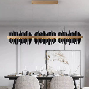 Kakira Modern Sculpture Linear Dining Room Chandelier