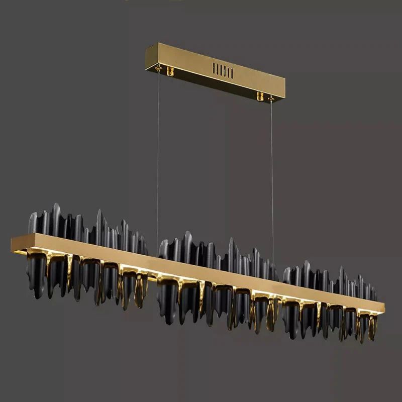 Kakira Modern Sculpture Linear Dining Room Chandelier
