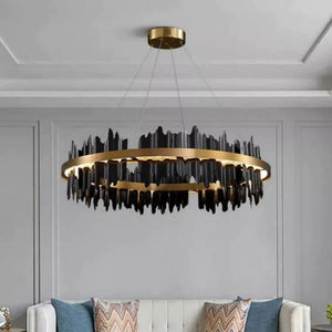 Kakira Modern Sculpture Round Chandelier