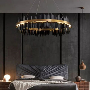 Kakira Modern Sculpture Round Chandelier