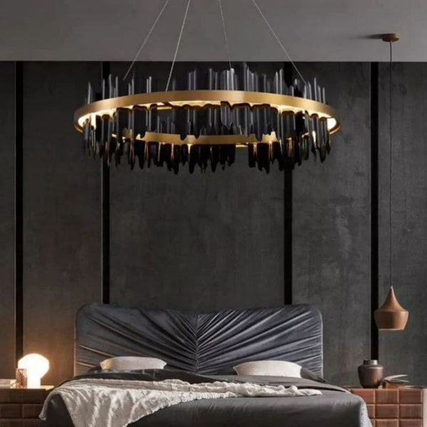 Kakira Modern Sculpture Round Chandelier