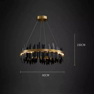 Kakira Modern Sculpture Round Chandelier