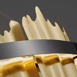 Kakira Modern Sculpture Round Chandelier