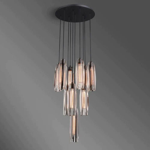 Katina Crystal 10-Light Round Chandelier