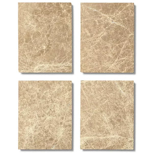 Mulholland Oak Wood & Stone Round Coffee Table