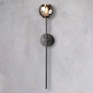 Kristina Glass Grand Bathroom Wall Sconce