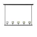 Kristina Glass Linear Dining Room Chandelier 48"