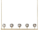 Kristina Glass Linear Dining Room Chandelier 48"