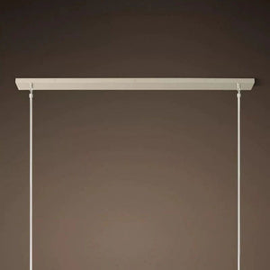 Kristina Glass Linear Dining Room Chandelier 48"