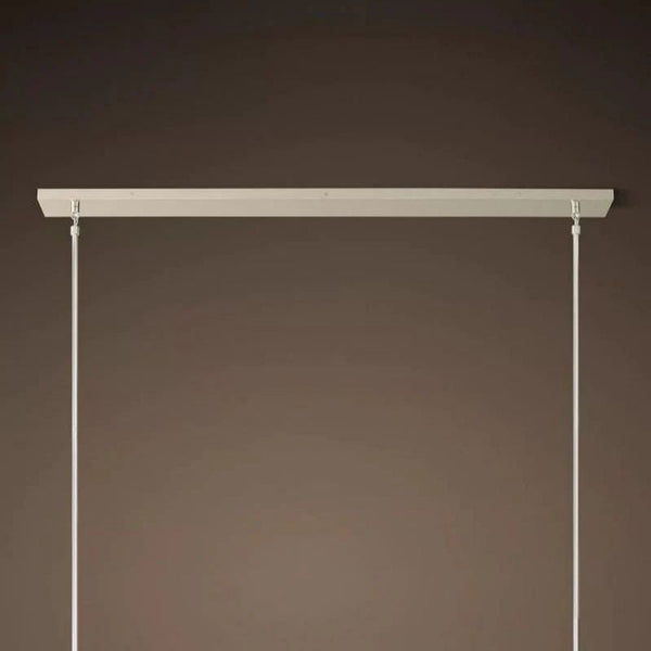 Kristina Glass Linear Dining Room Chandelier 48"