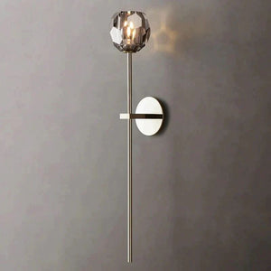 Kristina Glass Grand Bathroom Wall Sconce