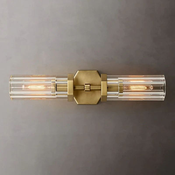 Lambet Hexagonal Linear Short Wall Sconce