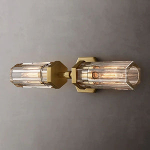 Lambet Hexagonal Linear Short Wall Sconce