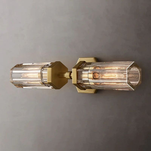 Lambet Hexagonal Linear Short Wall Sconce