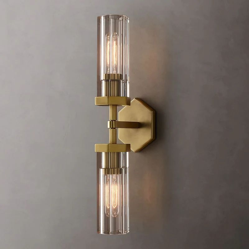 Lambet Hexagonal Linear Short Wall Sconce
