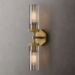 Lambet Hexagonal Linear Short Wall Sconce