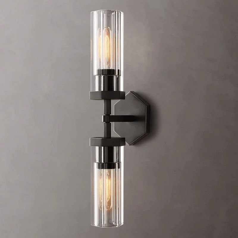 Lambet Hexagonal Linear Short Wall Sconce