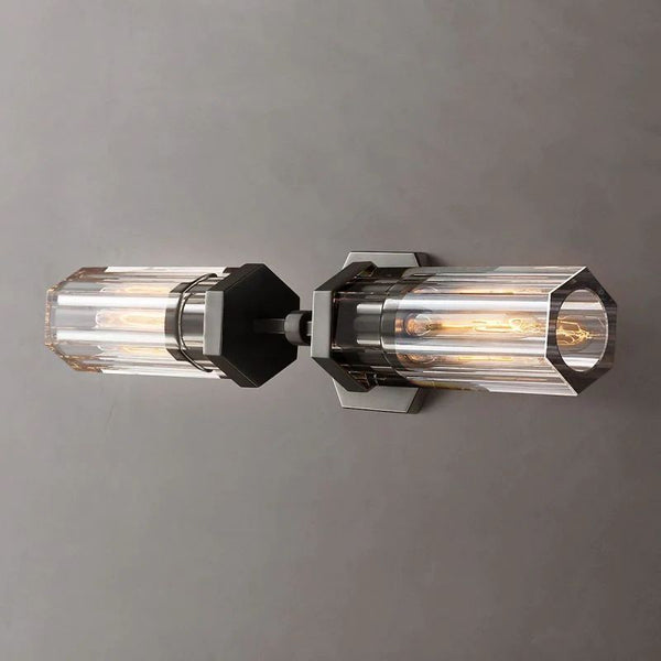 Lambet Hexagonal Linear Short Wall Sconce