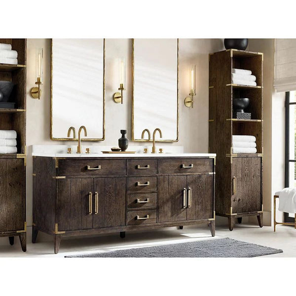 Lambet Round Grand Bathroom Wall Sconce