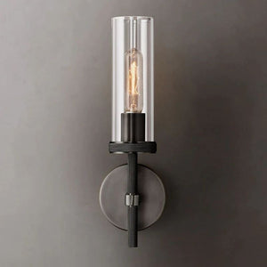 Lambet Round Short Bathroom Wall Sconce