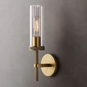 Lambet Round Short Bathroom Wall Sconce