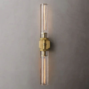 Lambet Hexagonal Linear Grand Bedroom Wall Sconce