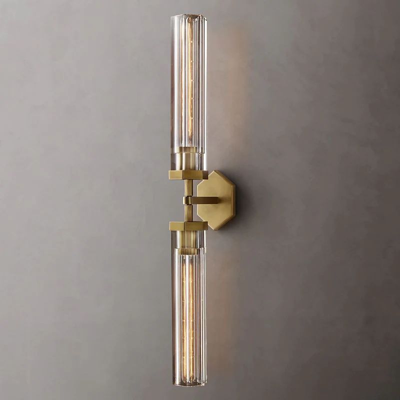 Lambet Hexagonal Linear Grand Bedroom Wall Sconce