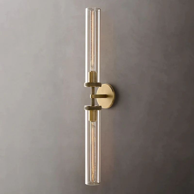 Lambet Round Linear Grand Bedroom Wall Sconce
