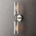 Lambet Round Linear Short Bathroom Wall Sconce