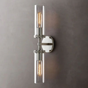 Lambet Round Linear Short Bathroom Wall Sconce