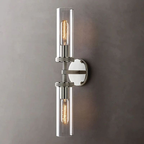 Lambet Round Linear Short Bathroom Wall Sconce