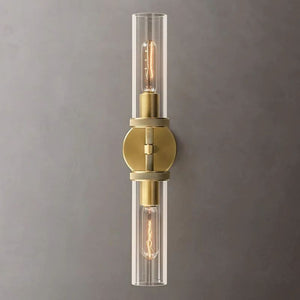 Lambet Round Linear Short Bathroom Wall Sconce