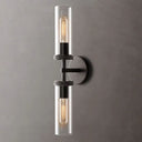 Lambet Round Linear Short Bathroom Wall Sconce