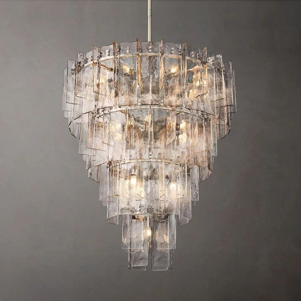 Lattica Multi-Layer Round Living Room Chandelier 47"