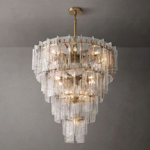 Lattica Multi-Layer Round Living Room Chandelier 47"