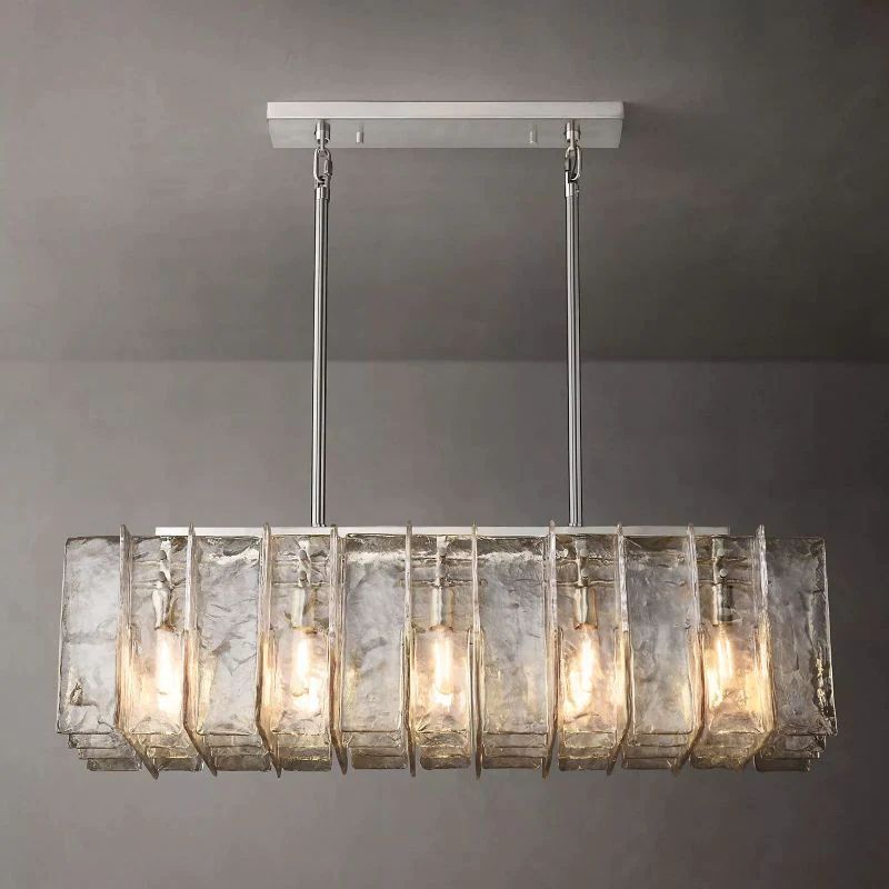 Lattica Rectangular Dining Room Chandelier 49"