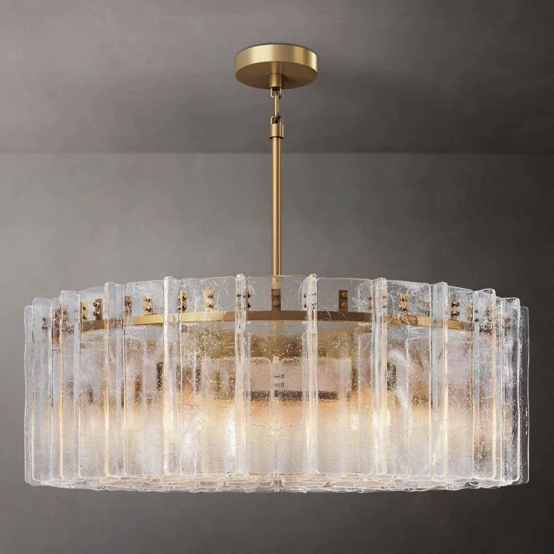 Lattica Round Living Room Chandelier 48"