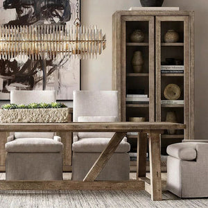 Lilian Rectangular Dining Room Chandelier 54"