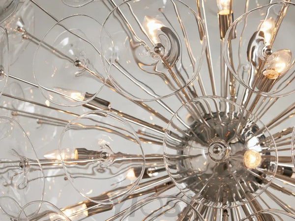 Lili Glass Round Chandelier