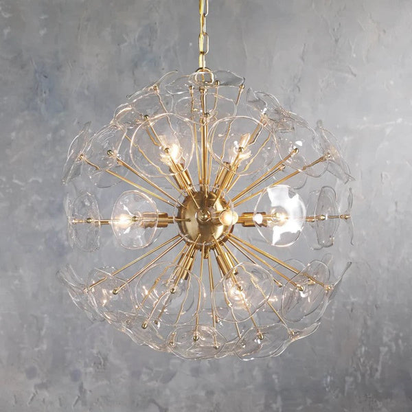 Lili Glass Round Chandelier